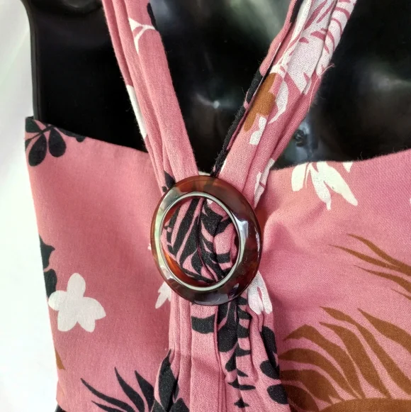 Zara TRF▪️Tropical Floral Print Crop Top - Picture 6 of 8